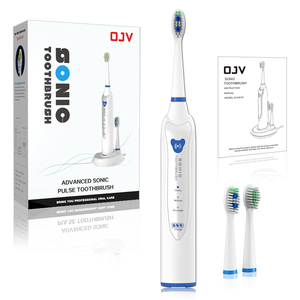 IPX7 Adult 3 Mode <strong>UK</strong> US Europe Adapter 40000 VPM Medium Bristle Wireless Charging Sonic <strong>Toothbrush</strong> - Product Image 2