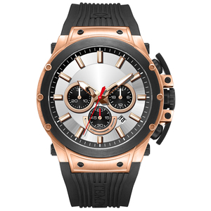 Reloj de Lujo con Logotipo Personalizado de Alta Calidad, Cronógrafo de Buceo, Acero Inoxidable, Diseño de Diseñador, Resistente al Agua 10 Bar, Reloj de Cuarzo con Correa de Silicona - Product Image 3