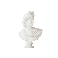 Statue en résine floquée de dieu grec, mini, personnalisée, vente chaude, usine chinoise en gros