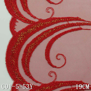Voile <span class=keywords><strong>de</strong></span> dentelle brodée en filet floral rouge <span class=keywords><strong>de</strong></span> 19cm, tissu <span class=keywords><strong>de</strong></span> dentelle brodée <span class=keywords><strong>de</strong></span> fleurs marron violet pour <span class=keywords><strong>soutien</strong></span>-<span class=keywords><strong>gorge</strong></span> <span class=keywords><strong>de</strong></span> robe <span class=keywords><strong>de</strong></span> femme - Product Image 3