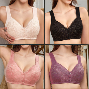 Sujetador deportivo cómodo y transpirable de tela no tejida para mujer, sin aros, ajustable, bordado, sexy, tipo chaleco, para verano, sin aros de acero. - Product Image 2