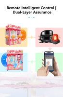Máquina Expendedora Comercial de Autoservicio al por Mayor, Ahorro de Energía para Negocios de Helados y Alimentos Congelados en Centros Comerciales y Parques