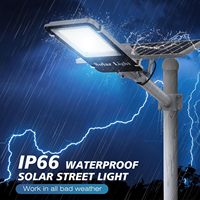 1000W Silicium Monocristallin Solaire Route/Autoroute LED Réverbères 6000K Crépuscule Aube Haute Luminosité IP65 Étanche À Distance