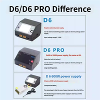 Chargeur intelligent double AC/DC HOTA D6 Pro pour batteries de drones FPV, voitures RC, bateaux, multirotors, UAV et modèles réduits