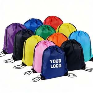 <b>Drawstring</b> Storage Outdoor Polyester Bag Canvas Customized Custom Sports Polyester <b>Drawstring</b> <b>Backpack</b> Bag - Product Image 1