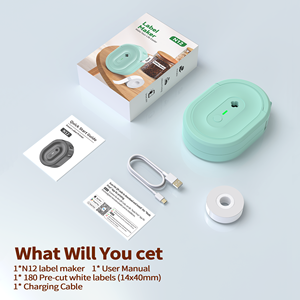 Impresora de Etiquetas Portátil N12 para Pequeñas Empresas, Batería de 1200 mAh, Conexión sin Tinta, Impresora de Alimentos, Impresora de Logotipos, en Stock - Product Image 6