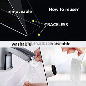 Ruban Nano Transparent Multi-Tailles, Adhésif Double Face Ultra-Résistant, Amovible, Étanche, en Gel, pour Fixation de Tapis, Décoration Murale et Bricolage - Product Image 4