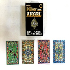 โลโก้คุณภาพสูงที่ปรับแต่งได้สำหรับไพ่โป๊กเกอร์คาสิโน วัสดุพลาสติก ผลิตในอินเดีย โรงงานขายส่ง - Product Image 6