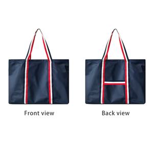 Bolsa de Playa de Gran Capacidad para Mujer, de Alta Calidad, con Logotipo Personalizado de Fábrica, Reutilizable, para Regalo, Viaje, con Bolsillo con Cremallera - Product Image 6