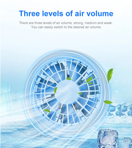Winter Thin Air-Conditioned <strong>Cooling</strong> Fan <strong>Jacket</strong> with 2 Fans 3-Speed Adjustable Workwear - Product Image 4