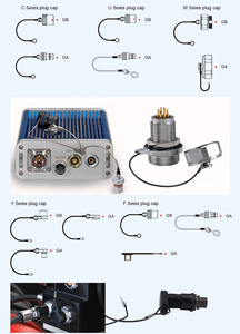 OEM 设计连接器保护器黑色金属/不锈钢/硅胶螺丝盖防尘帽配件适用于面板安装插头插座 - Product Image 4