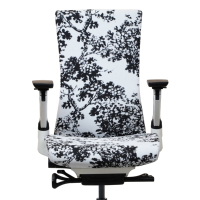 Chaise de bureau ergonomique à dossier haut Foshan, pivotante, en tissu, avec accoudoirs réglables 4D pour bureau à domicile