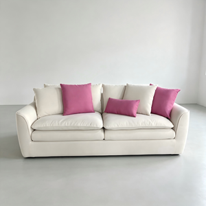 Modern Modular Apartment Velvet Sectional Sofa Set Stainless Steel Legs High-Density <b>Foam</b> Straight-Line Design Hotel/Villa - Product Image 3