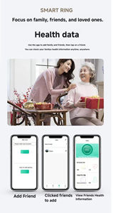 2025 трендовый водонепроницаемый IP68 MX-R217 фитнес-трекер для сна с вибрацией, интеллектуальное приложение для измерения температуры сердца - Product Image 6