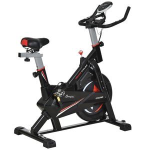 Vélo d'exercice à usage domestique en acier, volant d'inertie de 8 kg, entraînement aérobie et de fitness en salle, entraînement physique, avec siège réglable et entraînement par <span class=keywords><strong>courroie</strong></span> en feutre de laine, capacité de charge de 120 kg - Product Image 4