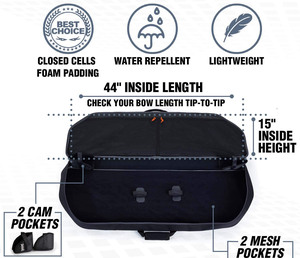 Alta Calidad Personalizable Bolsa para Arco y Flechas para Caza y Tiro con Arco al Aire Libre, con Correa de Sujeción de Flechas y Sistema de Liberación de Flechas para Arco Recurvo - Product Image 4