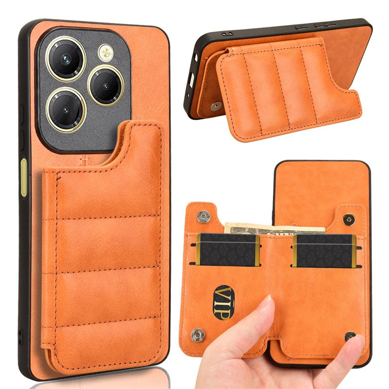 Étui + porte-cartes &amp; orange