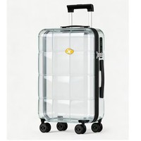 Valise de voyage universelle à roulettes, nouvelle collection, en néoprène respirant et imperméable, avec poignée de traction et serrure, étui transparent.
