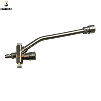 SS 2 voies Valve neige mousse Lance mousse canon mousse nettoyeur haute pression accessoire Double Lance pour commutation rapide lavage de voiture