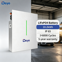 Batteries lithium-ion Deye RW-F16 RW-F10.2 RW-G10.6 Powerwall avec onduleur hybride Deye 51.2V 314Ah 10kWh 16kWh