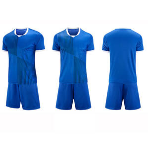 أطقم جيرسي كرة القدم الصيفية المخصصة بالجملة بأكمام قصيرة بدلات التدريب الرياضي زي الفريق - Product Image 5