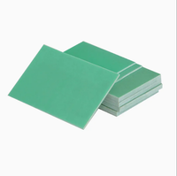 Lámina Verde Laminada de Tela de Vidrio Epoxi FR4 G10, Personalizable, Clasificación Térmica B 130C, 1kV-35kV, Resistencia a la Tracción 343 MPa