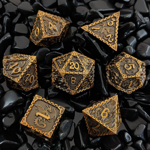<span class=keywords><strong>Cool</strong></span> & Unique Dungeons & Dragons RPG Accesorios para juegos de mesa Personalizable Nuevo estilo Sólido Metal Aleación de zinc DND Dados poliédricos - Product Image 6