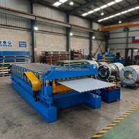 Machine de formage de rouleaux de profilés ondulés et de tuiles de toiture en acier PV8 à vendre
