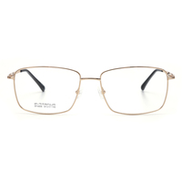Monture de lunettes optiques en titane pour hommes, Style Business, yeux carrés, myopie, grande taille