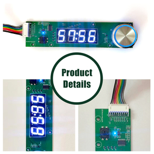 SMT Assembled Operation Circuit Board for Household Dishwashers, Custom PCBA Module With Rotary Knob & Digital <b>Time</b> Display Func - Product Image 6