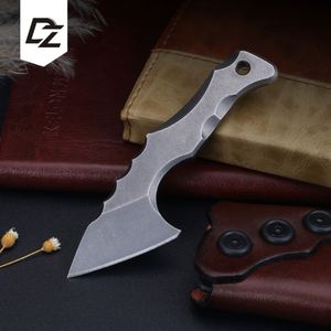 Couteau à lame fixe en acier D2 personnalisable pour la survie en plein air, design tactique multifonctionnel, support OEM - Product Image 2