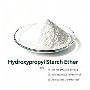 สารเพิ่มความหนืดชนิดผงสีขาว HPS แบบไม่มีประจุ สำหรับงานก่อสร้าง ความหนืดสูง ใช้เป็นสารเติมแต่งในมอร์ตาร์แห้ง สารเคมีเสริมไฮดรอกซีโพรพิล - Product Image 1