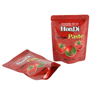 Deliziosa Pasta di Pomodoro di Alta Qualità in Bustina da 70g, Doppia Concentrazione, Salsa di Pomodoro - Product Image 5