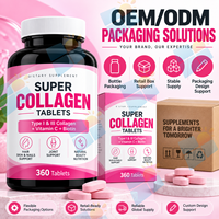 Comprimés de collagène de marque privée types I et III avec vitamine C et biotine pour la santé des cheveux, de la peau et des ongles – Fabricant OEM/ODM, fournisseur en gros