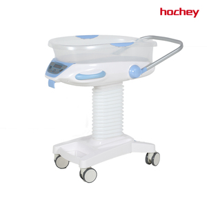 Cuna de <span class=keywords><strong>Hospital</strong></span> para Bebés Recién Nacidos HQ MEDICAL, Ajustable en Altura, con Báscula, Pantalla de Temperatura, Reproductor de Música y Ruedas con Freno Giratorio - Product Image 1