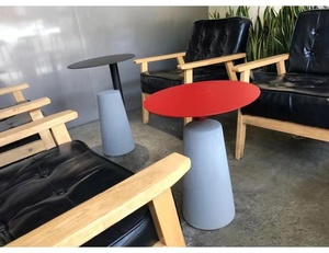 Bắc Âu Sang Trọng Bàn Cà Phê Ngoài Trời Patio Bê Tông Với Nhôm <span class=keywords><strong>Top</strong></span> Bàn Cà Phê - Product Image 6