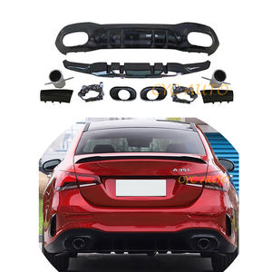 Difusor trasero de labio trasero de diseño A35 para <span class=keywords><strong>Mercedes</strong></span> Benz Clase A W177 <span class=keywords><strong>AMG</strong></span> Sedan 2019 2020 2021 + <span class=keywords><strong>A180</strong></span> A200 A250 - Product Image 3