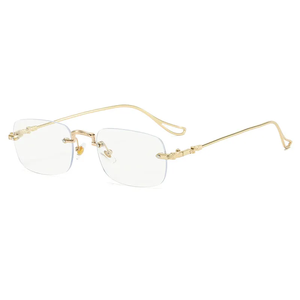 <span class=keywords><strong>แว่นตา</strong></span>อ่านหนังสือดีไซน์ไร้<span class=keywords><strong>กรอบ</strong></span>โลหะแนวนอน รูปทรงสวยงาม ป้องกันแสงสีฟ้า ทนทาน สำหรับ<span class=keywords><strong>ผู้ชาย</strong></span>และผู้หญิง - Product Image 6