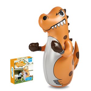 Sac de frappe gonflable dinosaure ultime pour enfants, 47 pouces, sac de frappe gonflable pour les 3 à 14 ans, jouet rebondissant, cadeau - Product Image 1