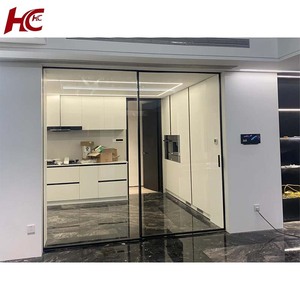 Windproof không thấm nước Xây Dựng Mới nhôm đôi kính cửa trượt tường thiết kế trượt cửa nhà bếp - Product Image 6