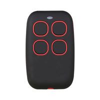 Télécommande universelle intelligente pour porte de garage 433 MHz, en ABS et métal, portée 50 m, émetteur RF sans fil, fonction d'apprentissage et de clonage de code