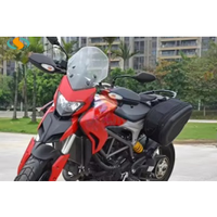 Sac de Selle de Moto à Grande Capacité, Sac Bilatéral Imperméable 36-58L, Sac Latéral et Sac de Selle pour Moto