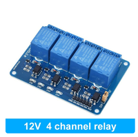 Module de relais de contrôle industriel à isolation optocoupleur, déclenchement bas niveau, 1, 2, 4, 6, 8, 16 canaux, compatible 3.3V, 5V, 12V, 24V