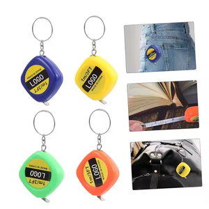 هدايا ترويجية 1 متر مربع صغير مع حلقة مفاتيح 3 أقدام مسطرة منزلية - Product Image 5