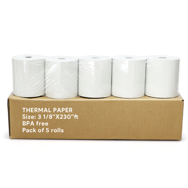 Hot Selling BPA Free 3 1/8 X 150 ft Pos Printer Paper 80x80mm 80gsm Thermal Printer Paper Roll