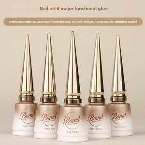 Gel UV de Larga Duración para Uñas, Pegamento para Salón, Capa Selladora Esmerilada Templada, Base Removible Sin Lavado, Botella para Arte de Uñas, Sin Necesidad de Primer - Product Image 2