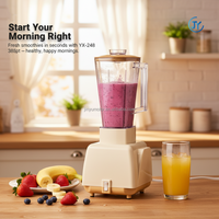 Blender pas cher, capacité 400 W, 1 litre, mixeur électrique pour aliments et fruits