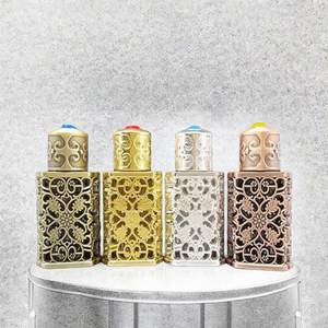 3ml Colorful <b>Empty</b> Metal Arabian <b>Perfume</b> Oil <b>Bottles</b> Cylinder Glass Zinc Luxury Glass Stick Box Packing Dropper Seal Packaging - Product Image 3