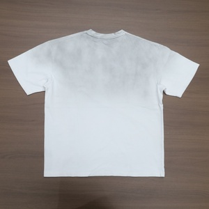 เสื้อยืดโอเวอร์ไซส์ผู้ชายผ้าคอตตอน 100% หนัก 240 กรัม ดีไซน์ประดับเพชร สไตล์ฮิปฮอป - Product Image 3