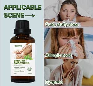 50ml d'<span class=keywords><strong>huile</strong></span> <span class=keywords><strong>essentielle</strong></span> respirante lissante pour le massage du corps favorise une respiration lisse et soulage la congestion nasale - Product Image 2